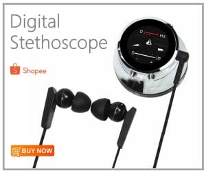Bluetooth Remote Stethoscope Digital Telemedicine Respiratory Disease Medical gadget doctor
