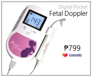 Ultrasound Sound, Baby Heartbeat Monitor, Detector LED Digital, Prenatal Pocket Fetal Doppler