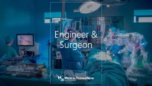 biomedical engineers, physicians, and doctors with robotic surgery