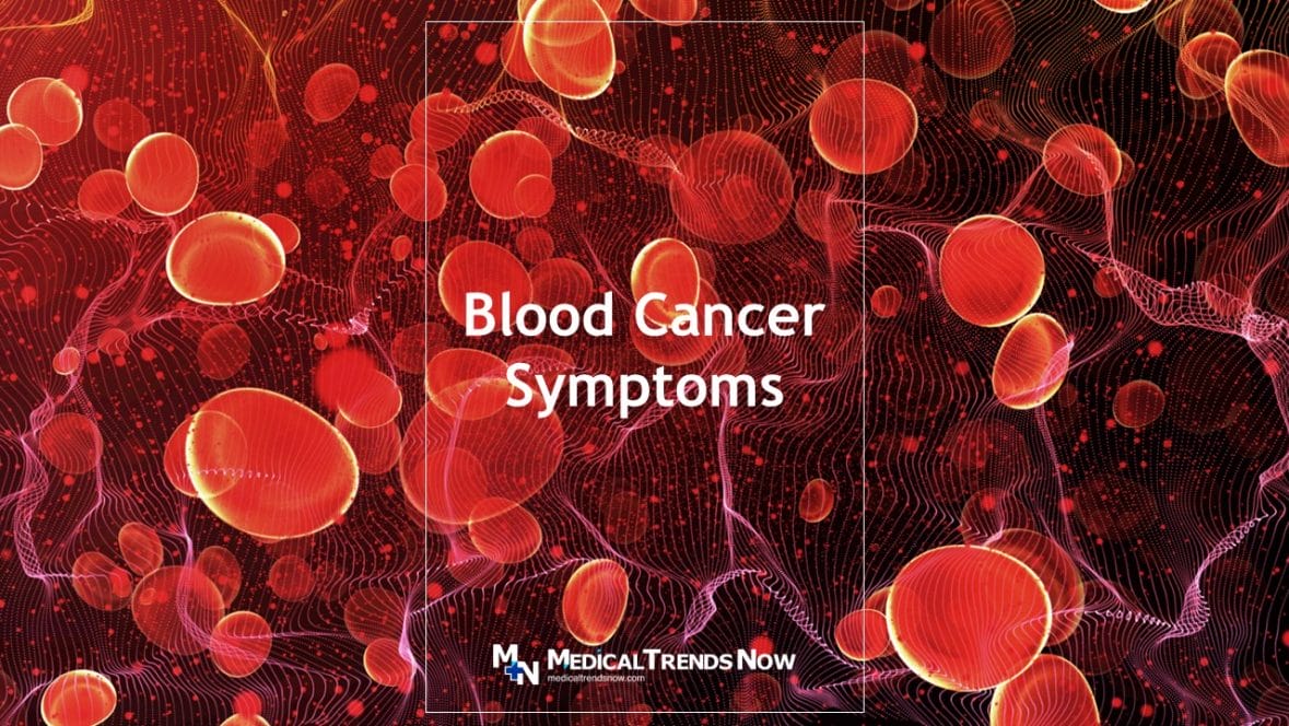 Most common blood cancer symptoms