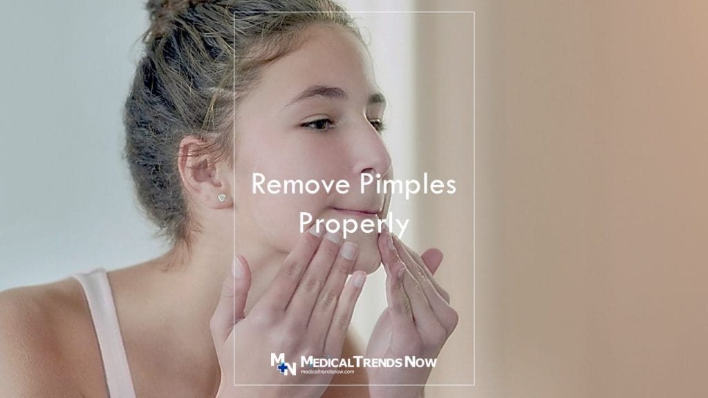 how to remove pimples for 14 years old girl