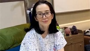 Philippine actress Kris Aquino's EGPA disease at hospital