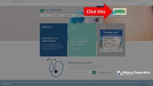 Step 2 - Hi Precision online result - click test results in Hi Precision Diagnostics portal