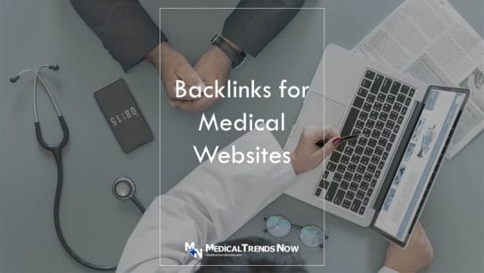 An SEO specialist and doctor discussing backlinks and link building strategy for their medical hospital