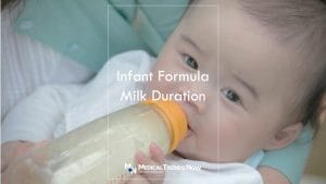 A Filipino baby drinking baby formula from bottle