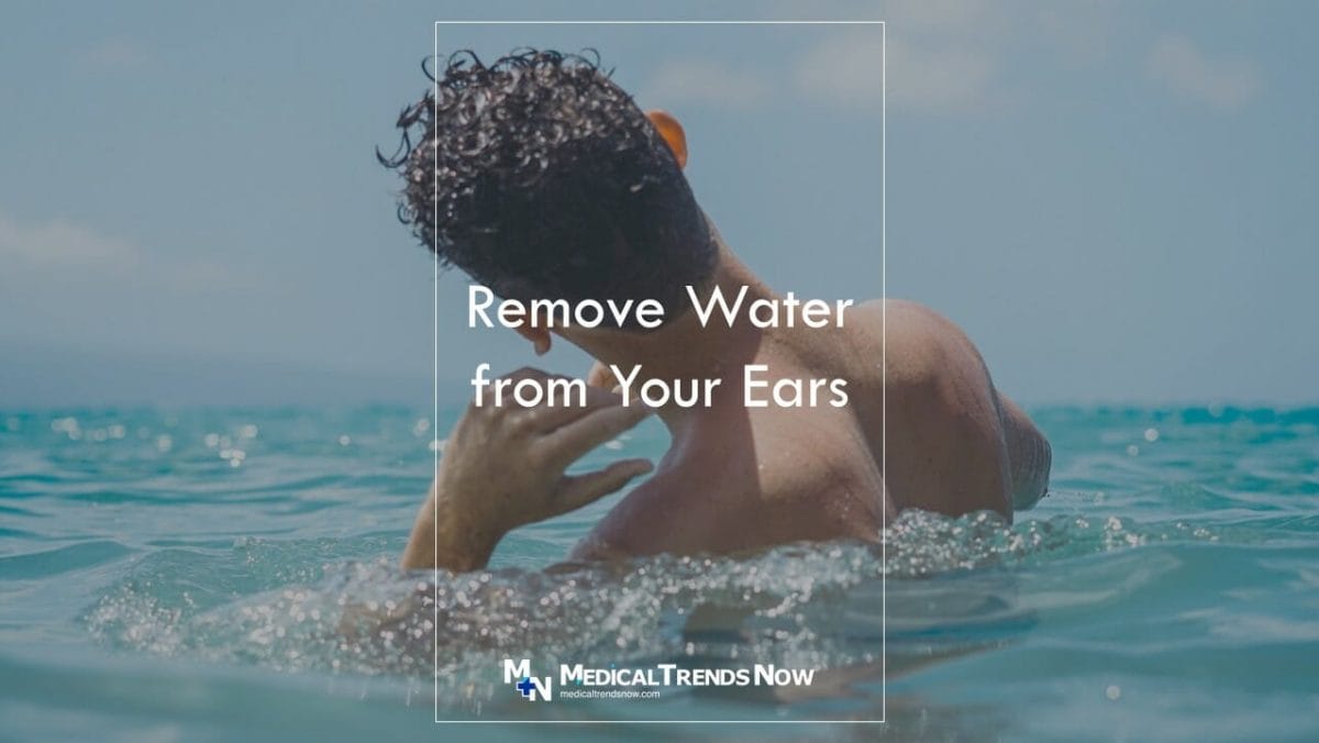 tilt your head to remove water from your ears