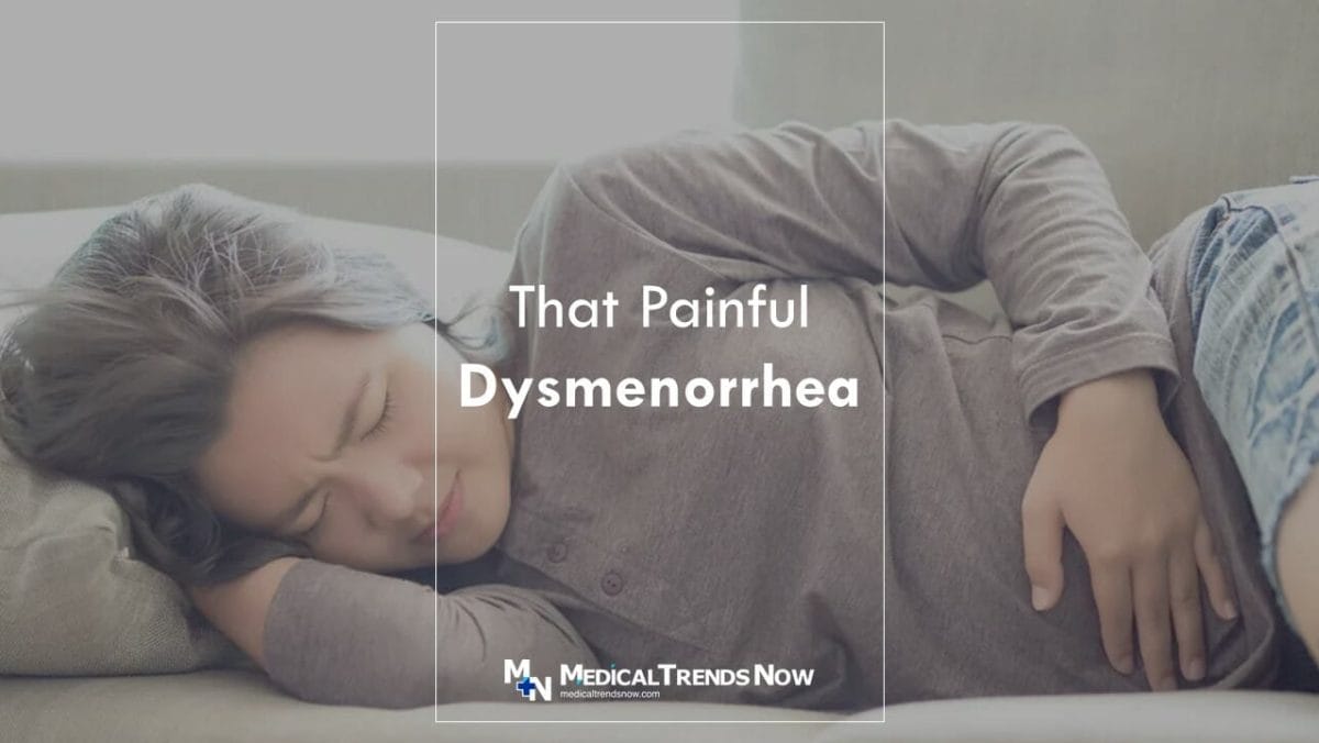 What is the cause of having dysmenorrhea? What is the treatment of dysmenorrhea?