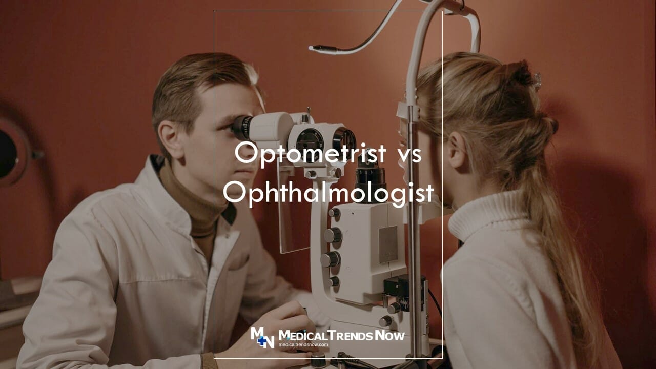 Difference between optometrists, ophthalmologists and opticians