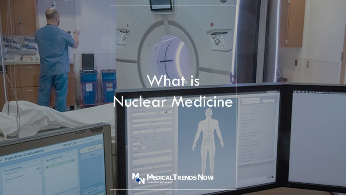 What happens during a nuclear stress test?