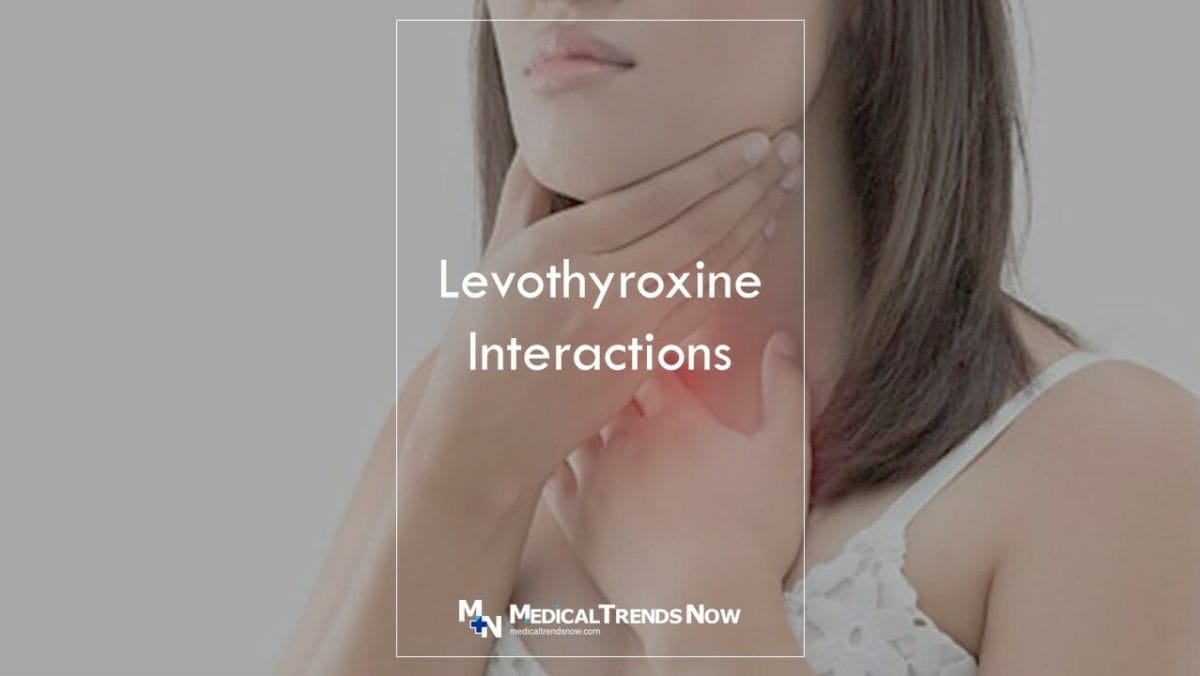 Does anything interfere with levothyroxine?