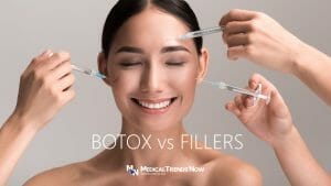A female Filipino with botox and dermal filler injections 