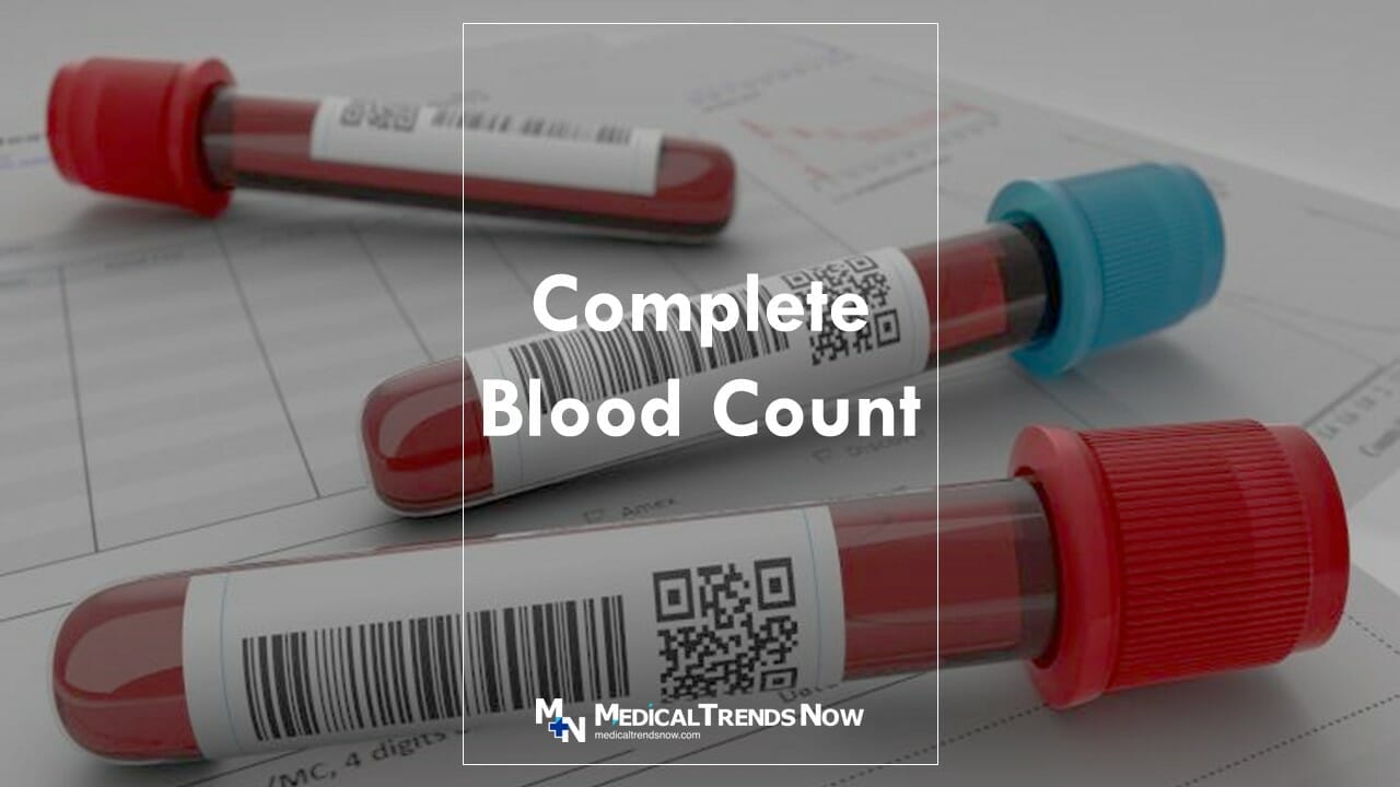 What does a complete blood count show?