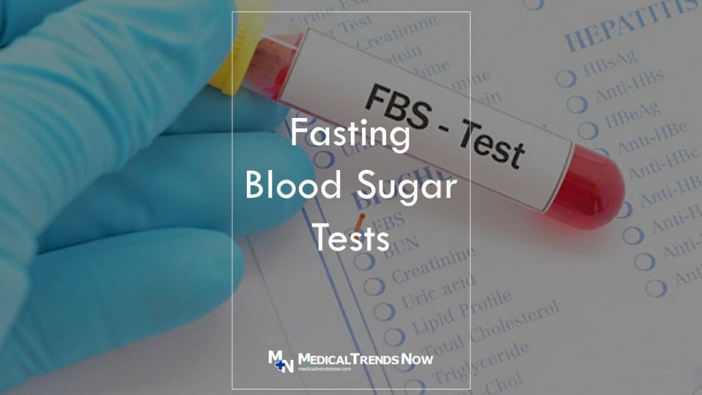 How do I control my blood sugar before a blood test?