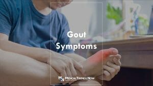How do I treat gout in my feet?