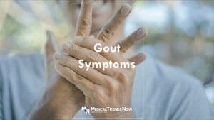 How do you know if you have gout in your hand?