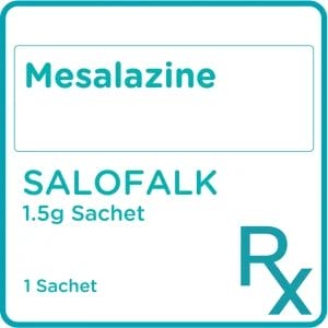 SALOFALK Mesalazine 1.5g per Sachet Gastro-Resistant Prolonged-Release Granules [PRESCRIPTION REQUIRED] Drug for HIV treatment