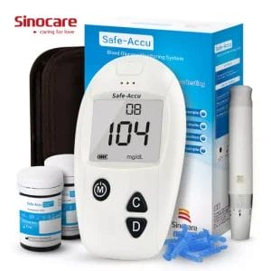 Sinocare Safe-Accu Blood Glucose Monitor - Shopee