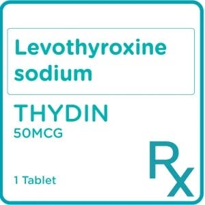 Buy it on Watsons - THYDIN Thydin Levothyroxine 50mcg 1Tablet [Prescription Required] 