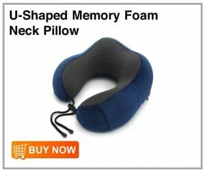 U-Shaped Memory Foam Neck Pillow