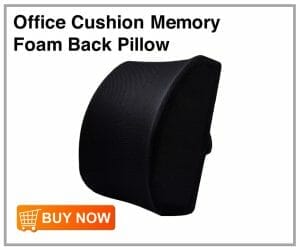 Office Cushion Memory Foam Back Pillow