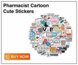 Pharmacist Cartoon Cute Stickers