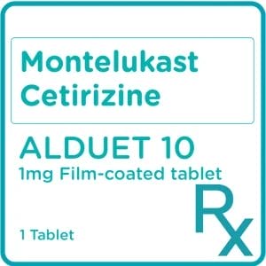 ALDUET Montelukast Cetirizine 1mg 1 Tablet [PRESCRIPTION REQUIRED] Watsons Pharmacy