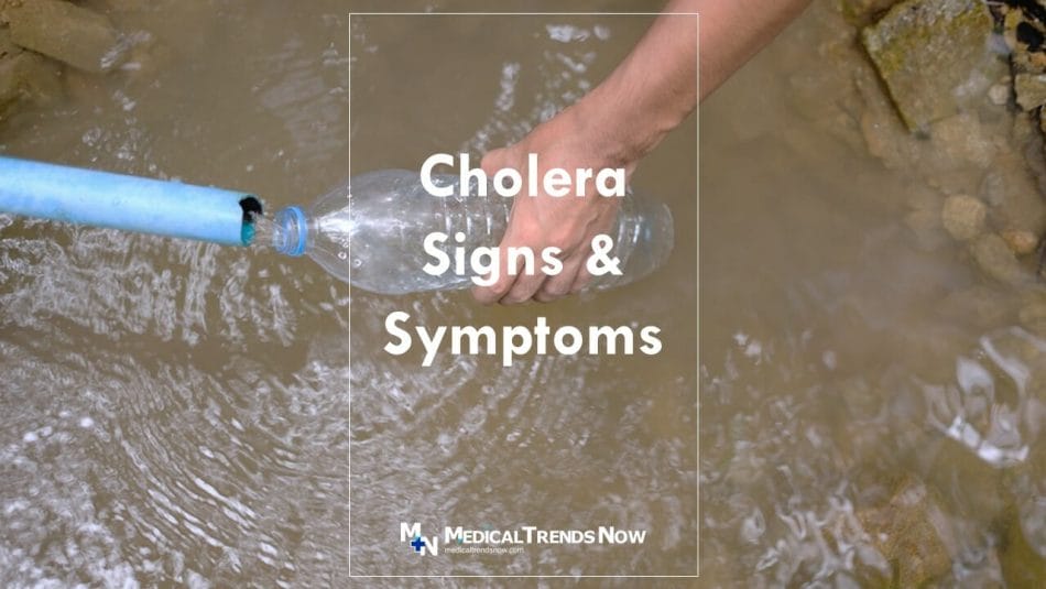 contaminated water causes cholera in the Philippines
