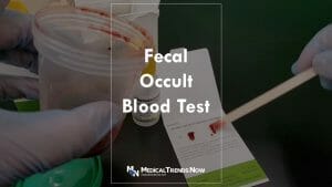 What does a positive faecal occult blood mean?
