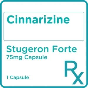 STUGERON Cinnarizine 75mg 1 Capsule [PRESCRIPTION REQUIRED] Watsons Pharmacy