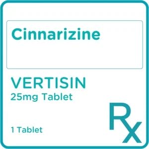 VERTISIN Cinnarizine 25mg 1 Tablet [Prescription Required] Watsons Pharmacy