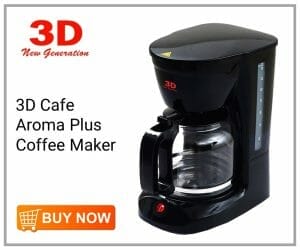 3D Cafe Aroma Plus Coffee Maker