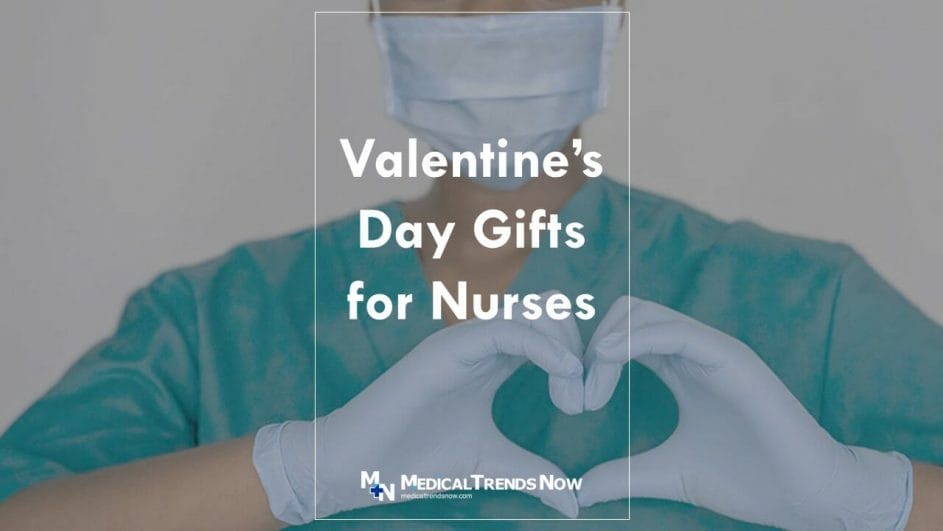 nurse with a heart shape symbol