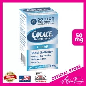 Colace Stool Softener for Gentle Dependable Constipation Relief, Doctor Recommended