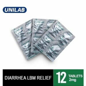 Diatabs 12 Capsules Loperamide (Relief from Diarrhea and its symptoms)