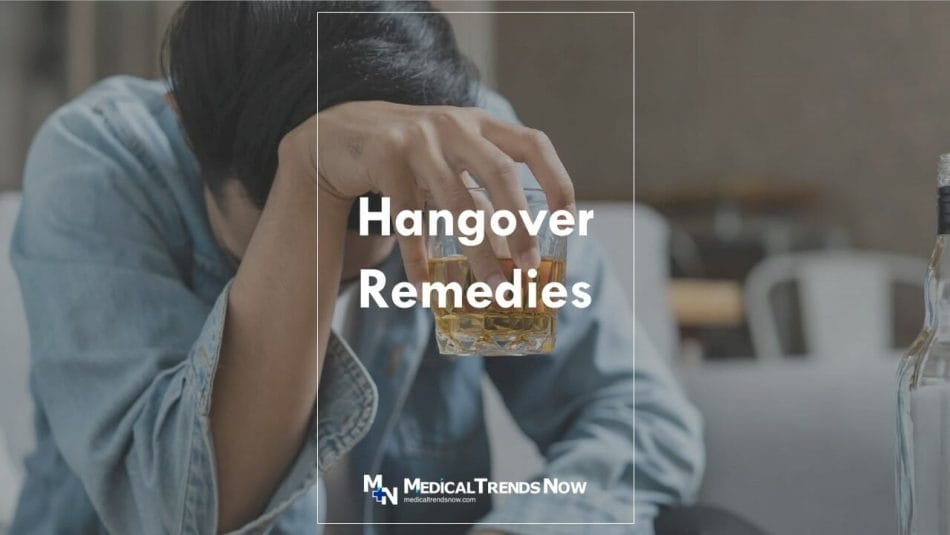 A Filipino with severe headache or other after effects caused by drinking an excess of alcohol.