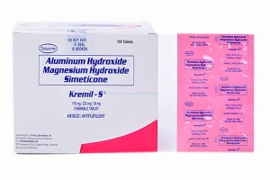 Antacid KREMIL S Aluminum hydroxide 178mg + Magnesium hydroxide 233mg + Simethicone - Watsons Pharmacy