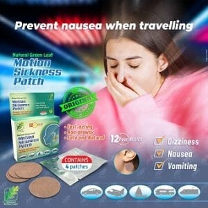 Motion Sickness Patch By Natural Green Leaf