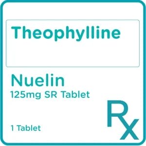 NUELIN Theophylline 125mg 1 Sustained Release Tablet [PRESCRIPTION REQUIRED] Watsons Pharmacy