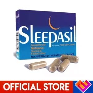 Sleepasil Melatonin Sleep Aid Supplement Insomnia (10 capsules per blister pack)