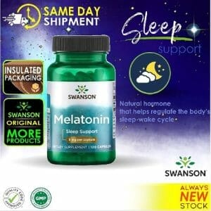 Swanson Melatonin 120 Caps 3 mg Sleep aid