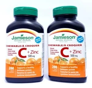 Jamieson Vitamin C + Zinc Chewable