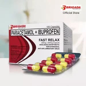 Fast Relax Paracetamol + Ibuprofen Box of 100's