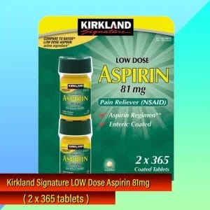 Kirkland Signature LOW Dose Aspirin 81mg