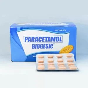 Paracetamol Biogesic 500mg Tablet 20's