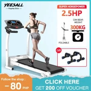Treadmill 2.5 hp with shock absorption system