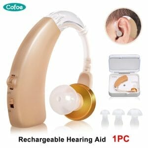 Cofoe Digital BTE Hearing Aid USB Rechargeable 